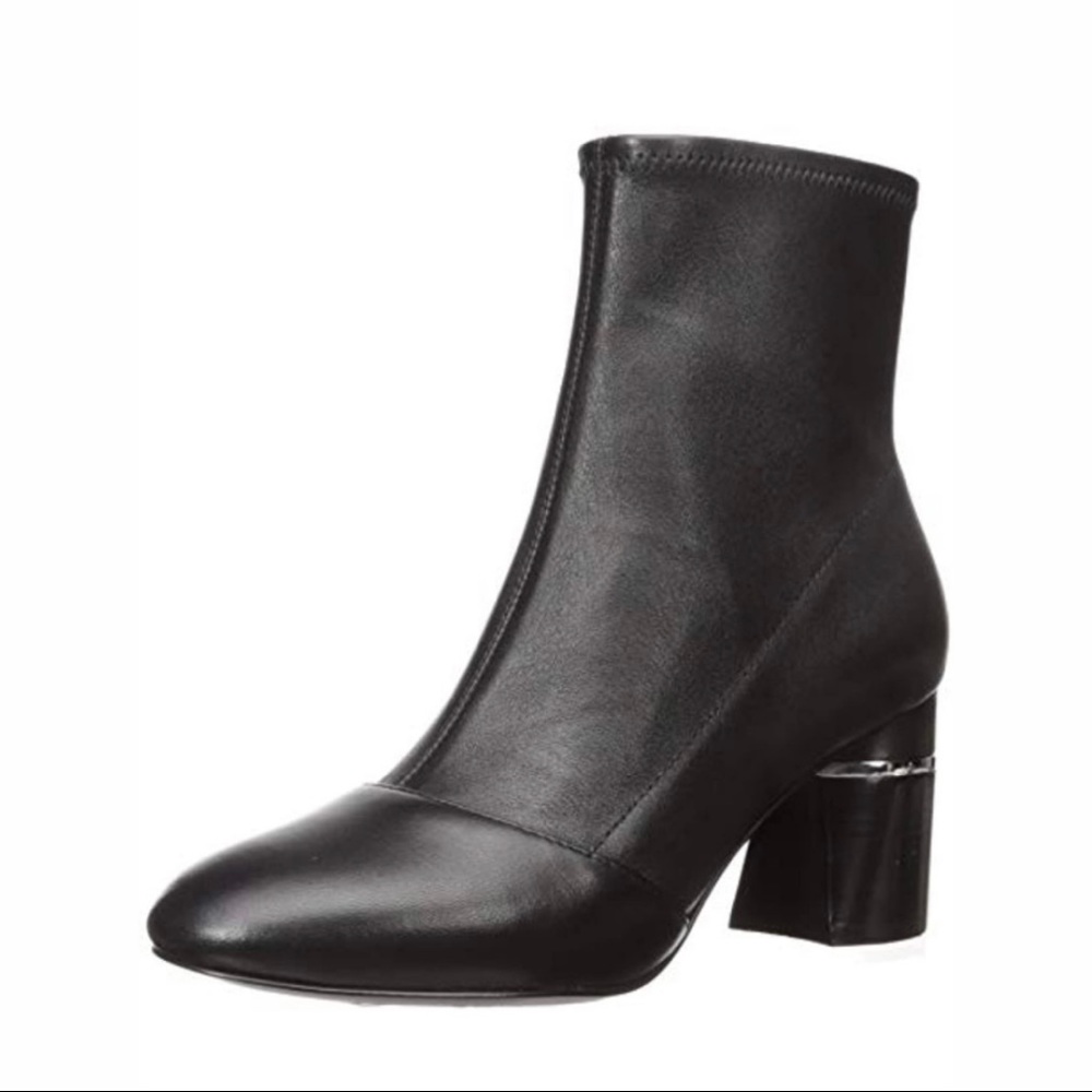 3.1 Phillip Lim Black Leather Boots Heeled Ankle Boot